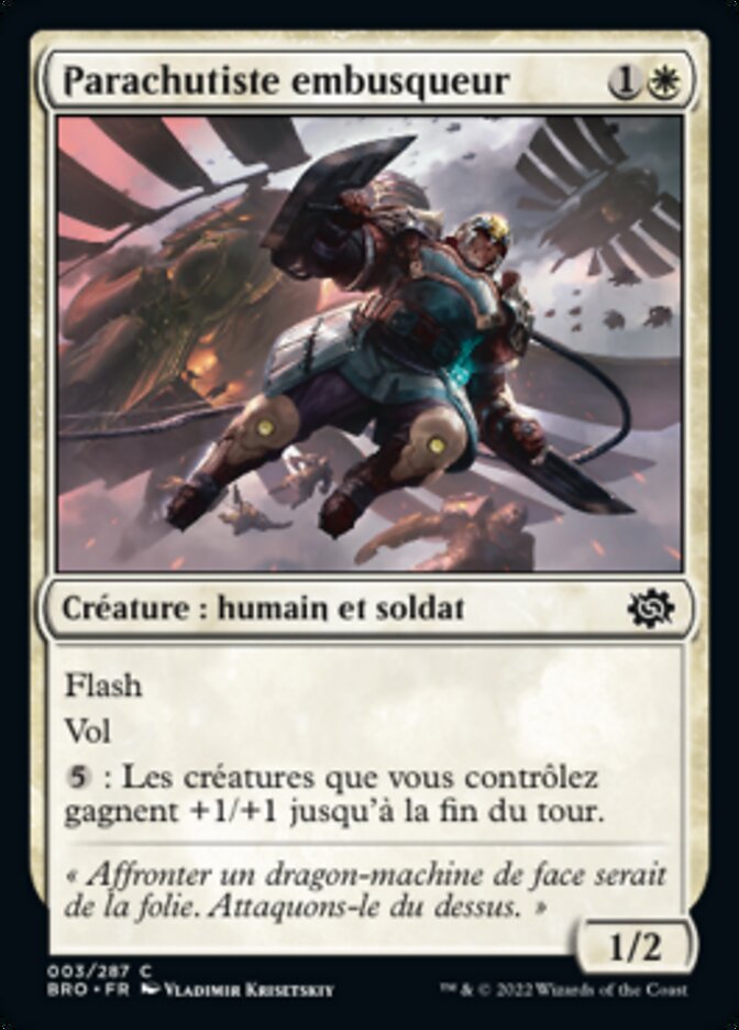 image Parachutiste embusqueur