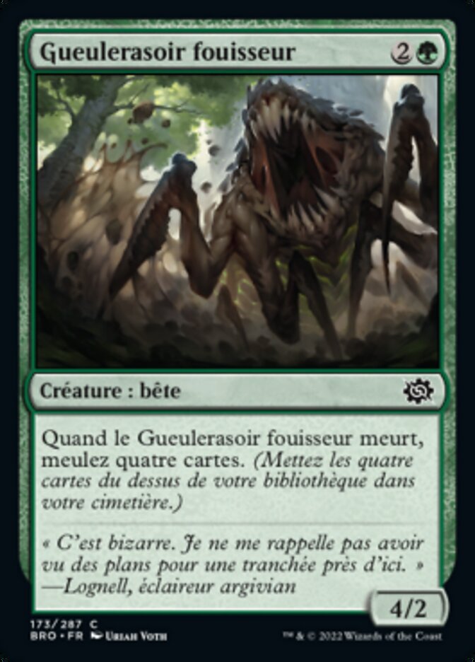 image Gueulerasoir fouisseur