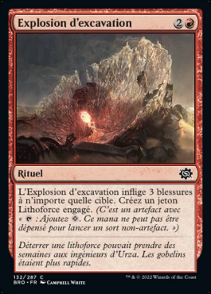 image Explosion d'excavation