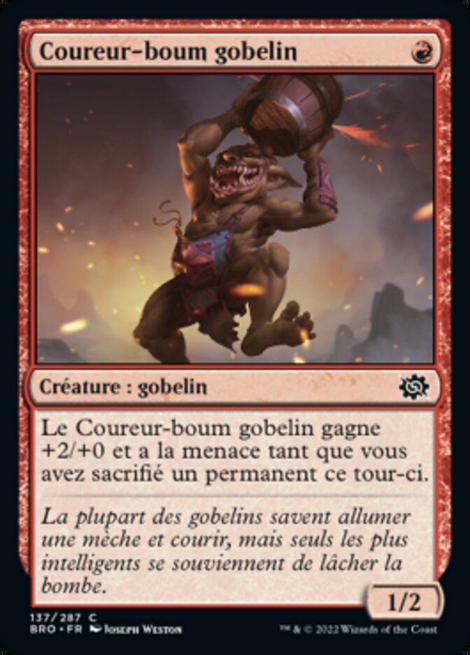 image Coureur-boum gobelin
