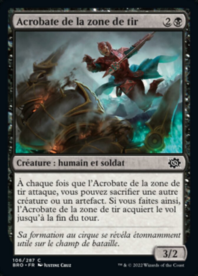 image Acrobate de la zone de tir