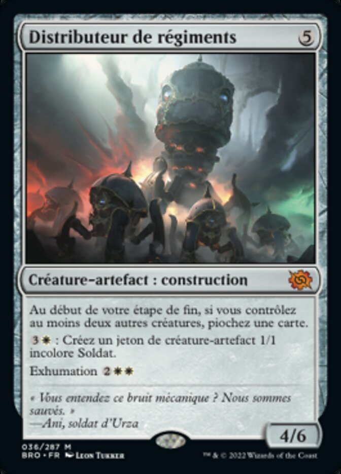 image Distributeur de régiments