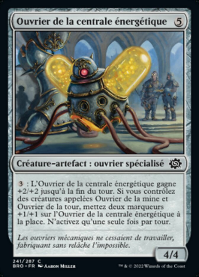 image Ouvrier de la centrale énergétique