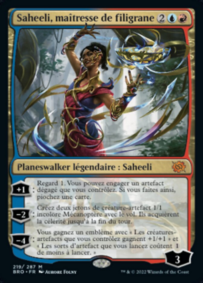 image Saheeli, maîtresse de filigrane