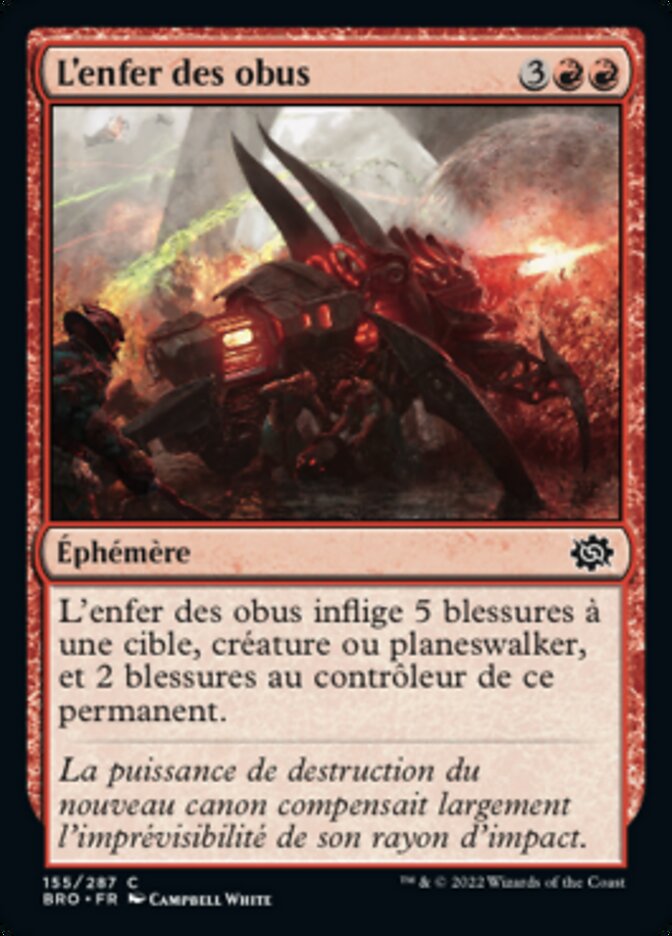 image L'enfer des obus