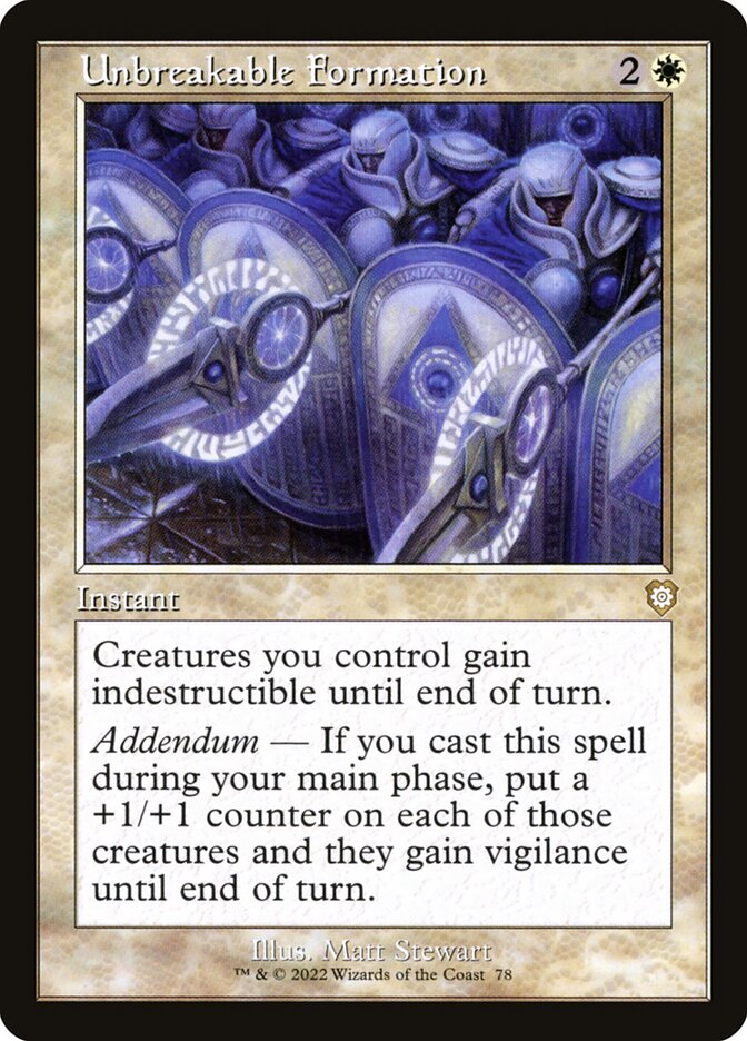image Unbreakable Formation
