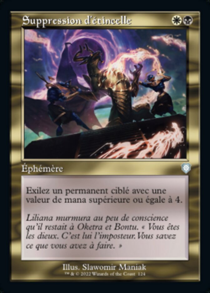 image Suppression d'étincelle