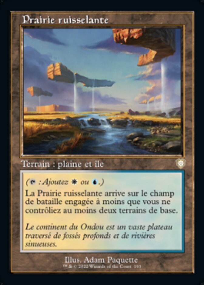 image Prairie ruisselante