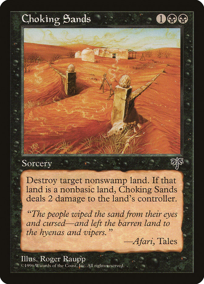 image Choking Sands