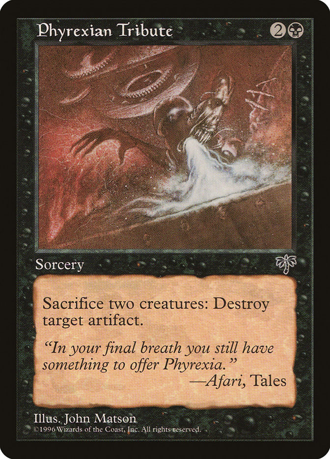 image Phyrexian Tribute