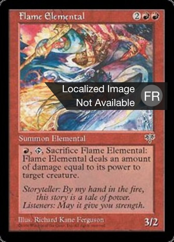 image Elémental de flammes