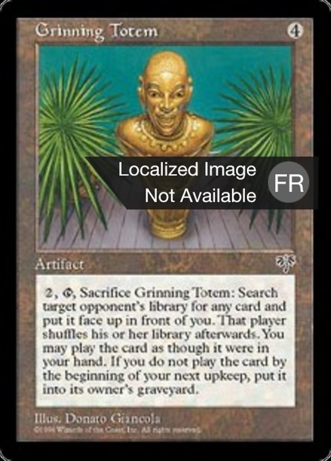 image Totem grimacant