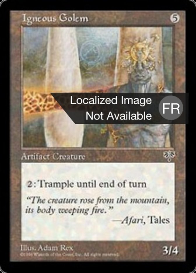 image Golem igné