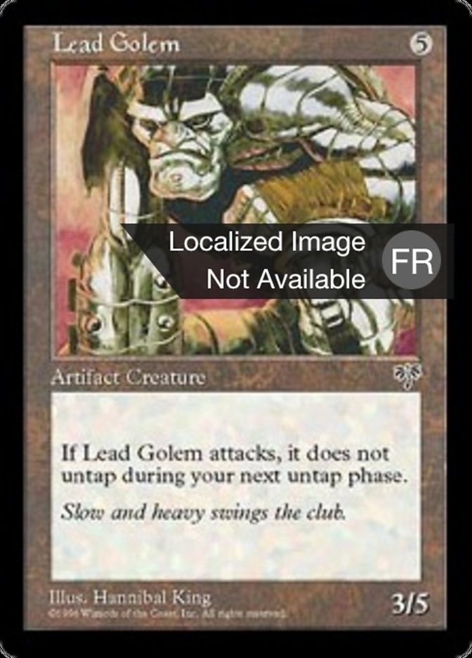 image Golem de plomb