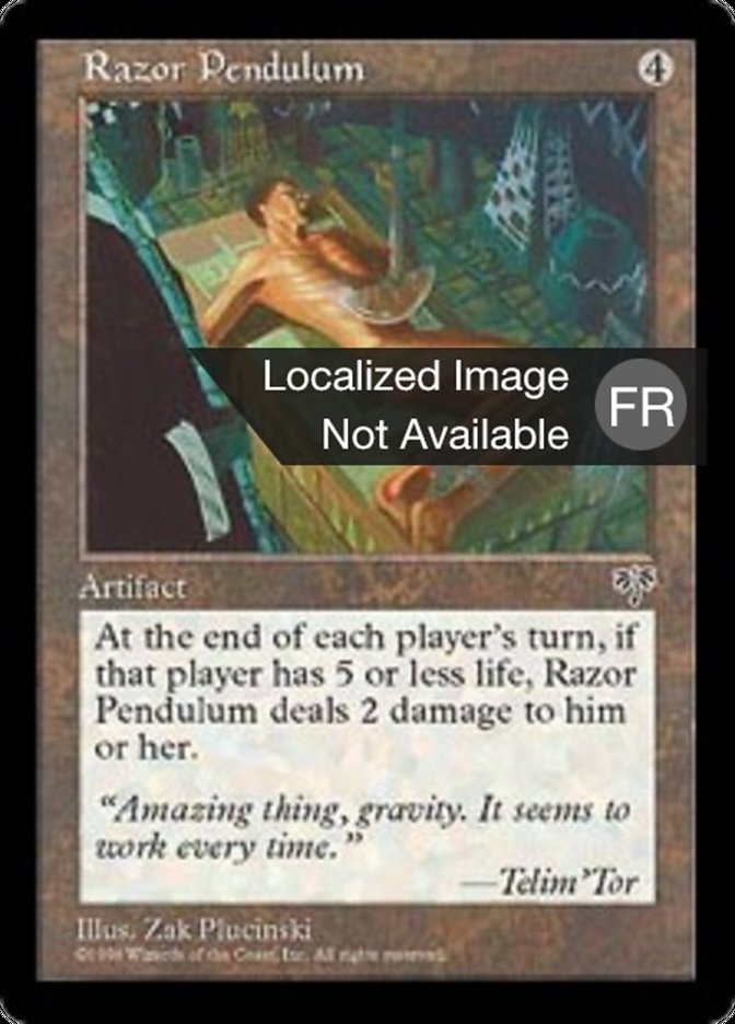 image Pendule-rasoir