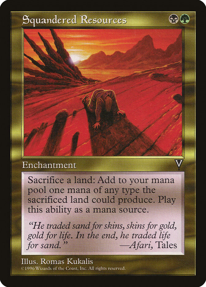 image Squandered Resources