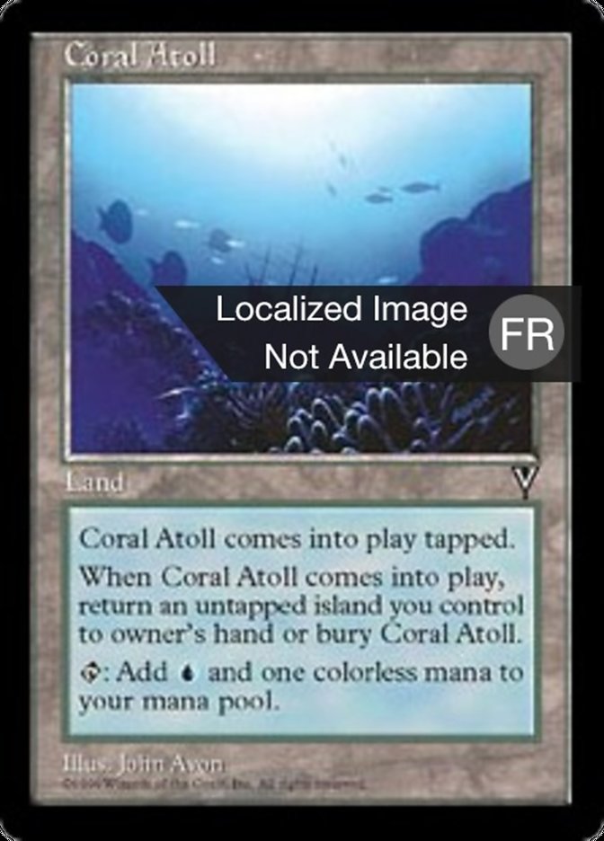 image Atoll de corail