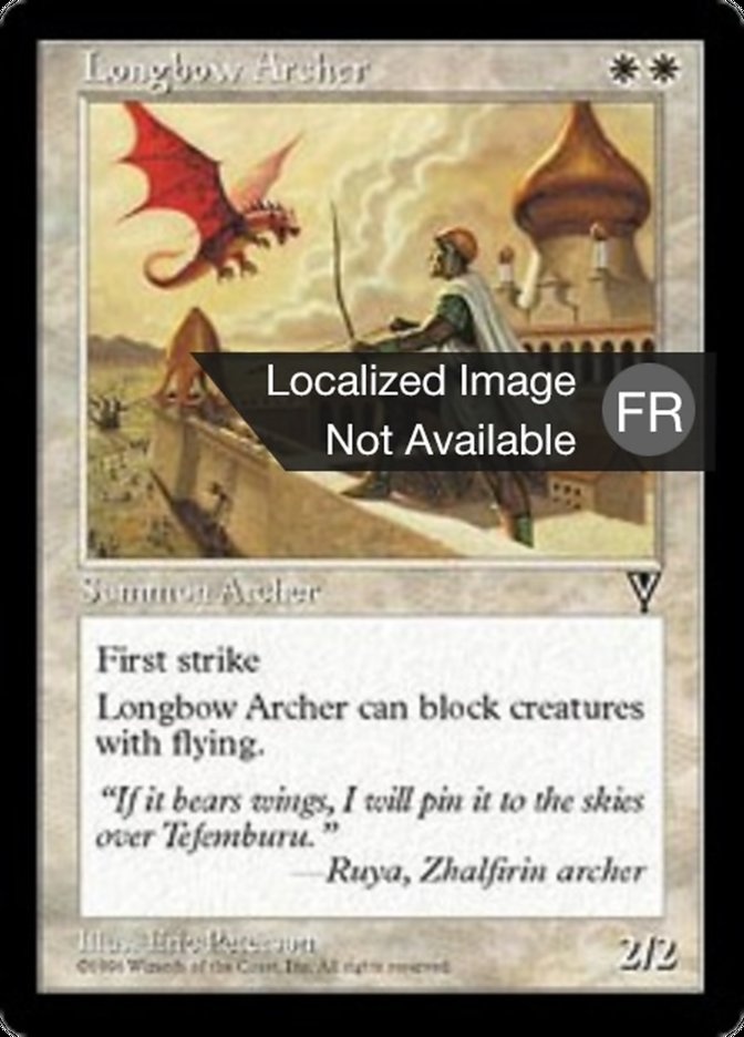 image Archer à l'arc long