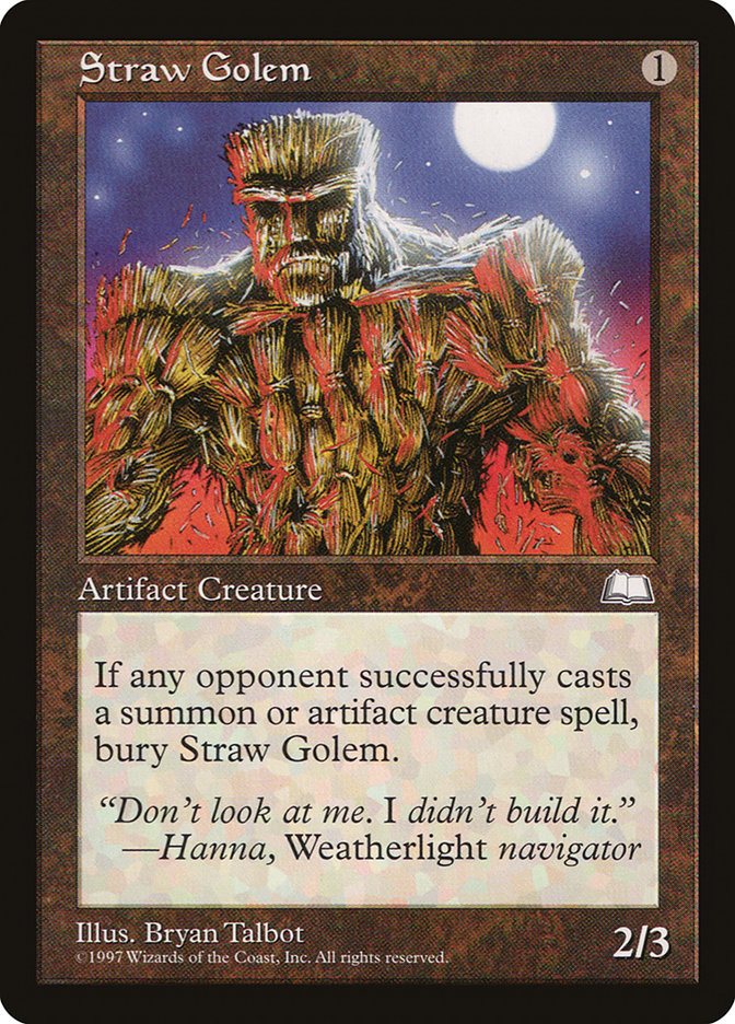 image Straw Golem
