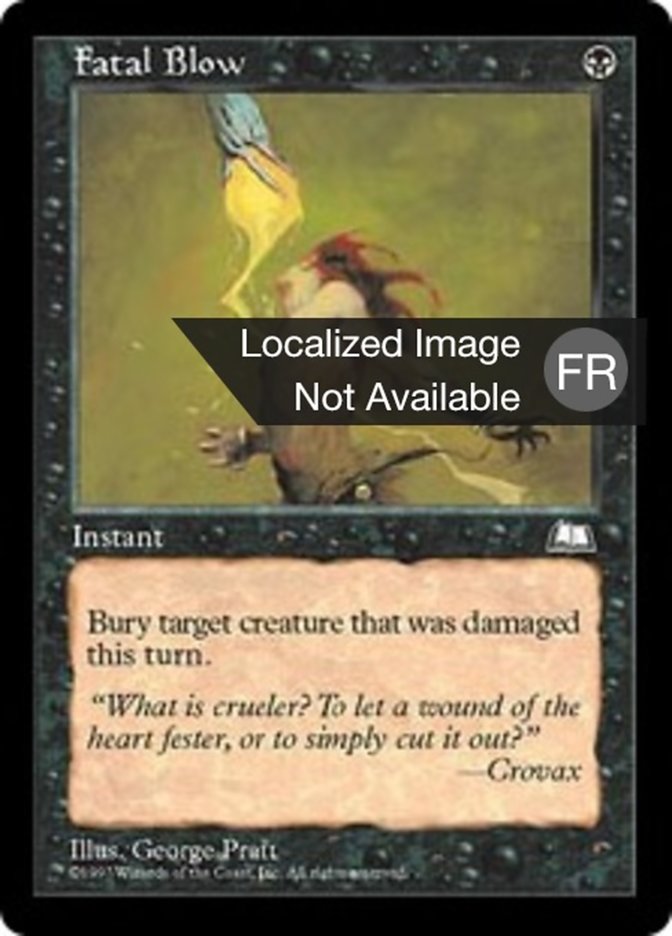 image Coup fatal