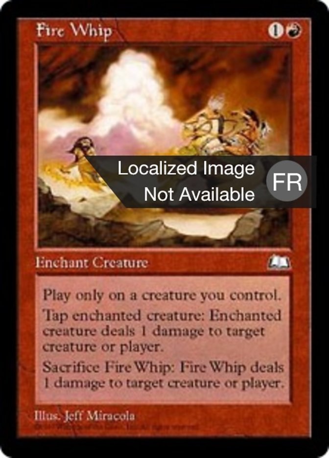image Fouet de feu