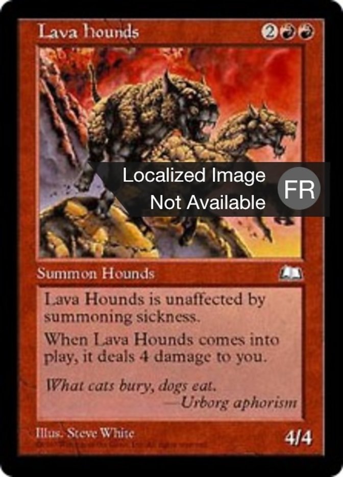 image Chiens de lave