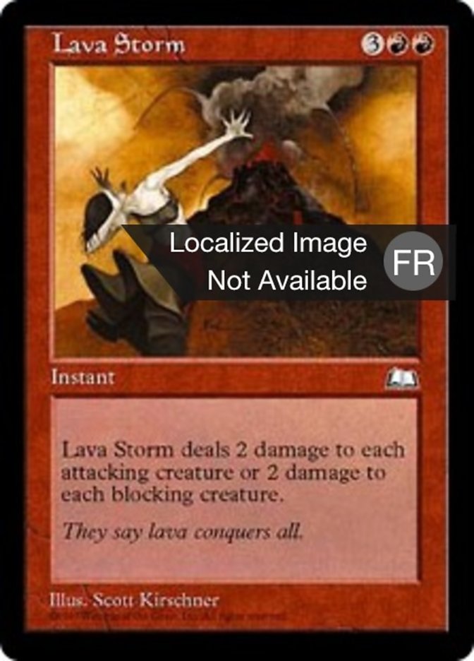 image Tempête de lave