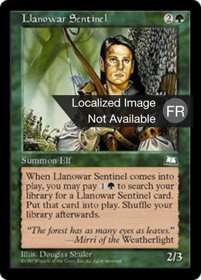 image Sentinelle de Llanowar