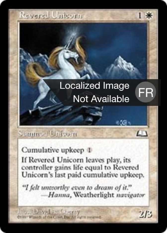 image Licorne révérée