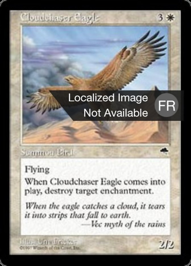 image Aigle chasse-nuages