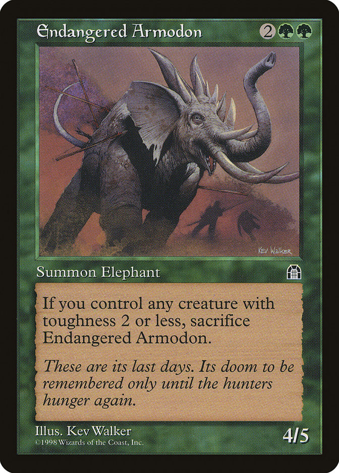 image Endangered Armodon
