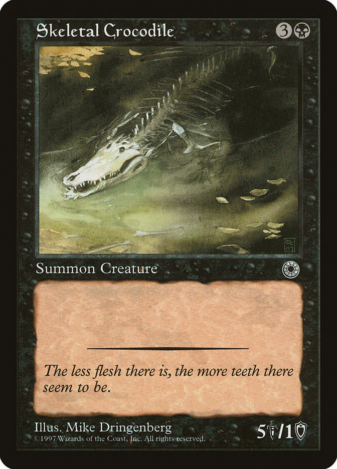 image Skeletal Crocodile