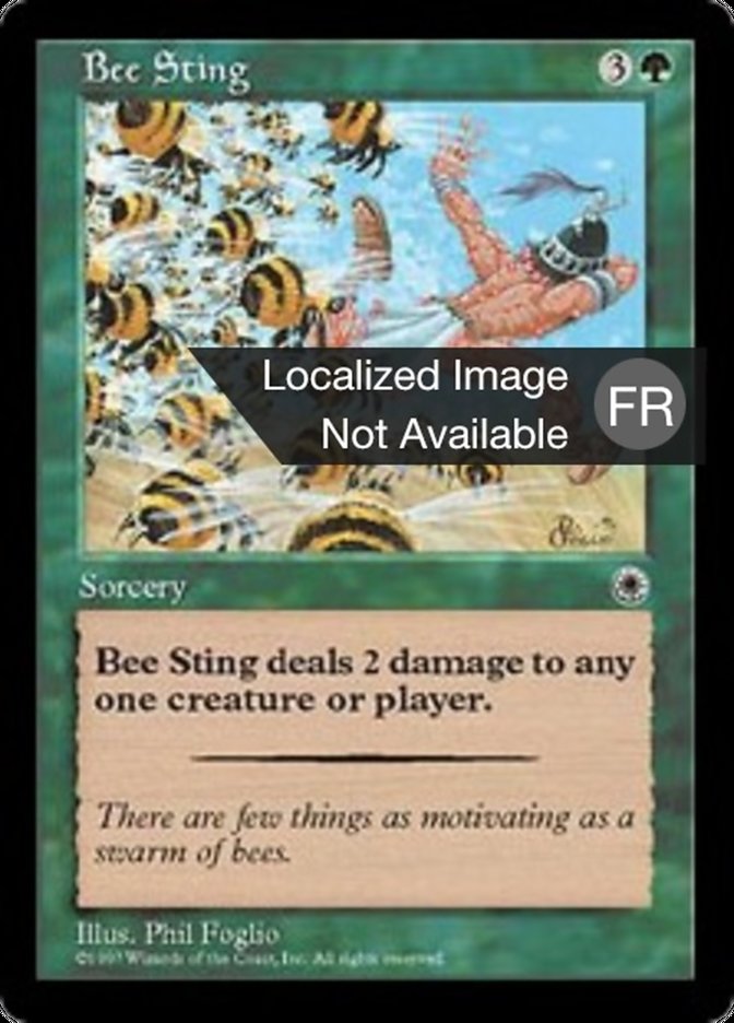 image Piqûre d'abeille