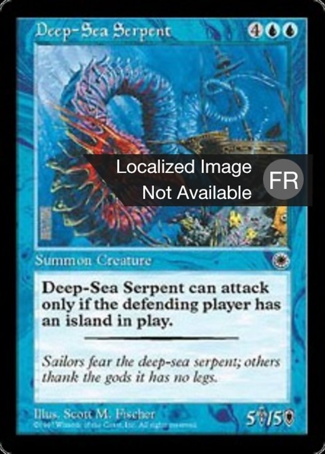 image Grand serpent des mers profondes
