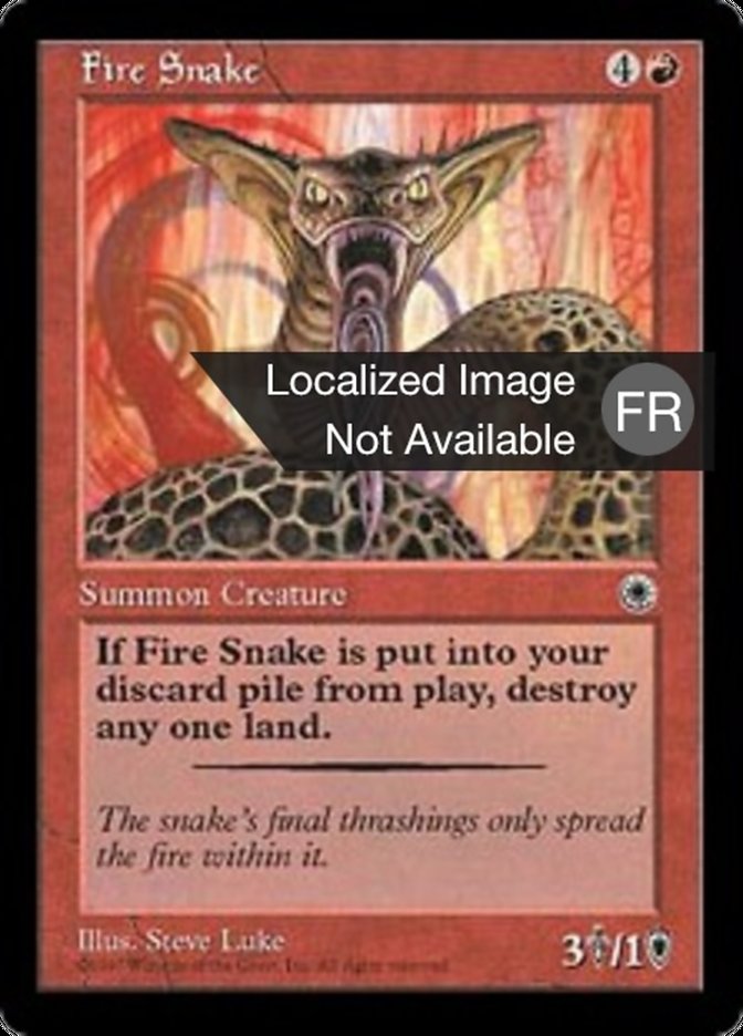 image Serpent de feu