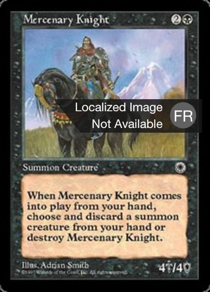 image Chevalier mercenaire