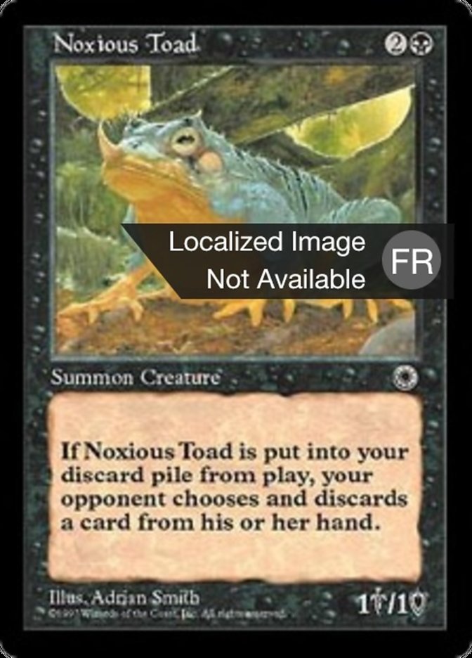 image Crapaud nuisible