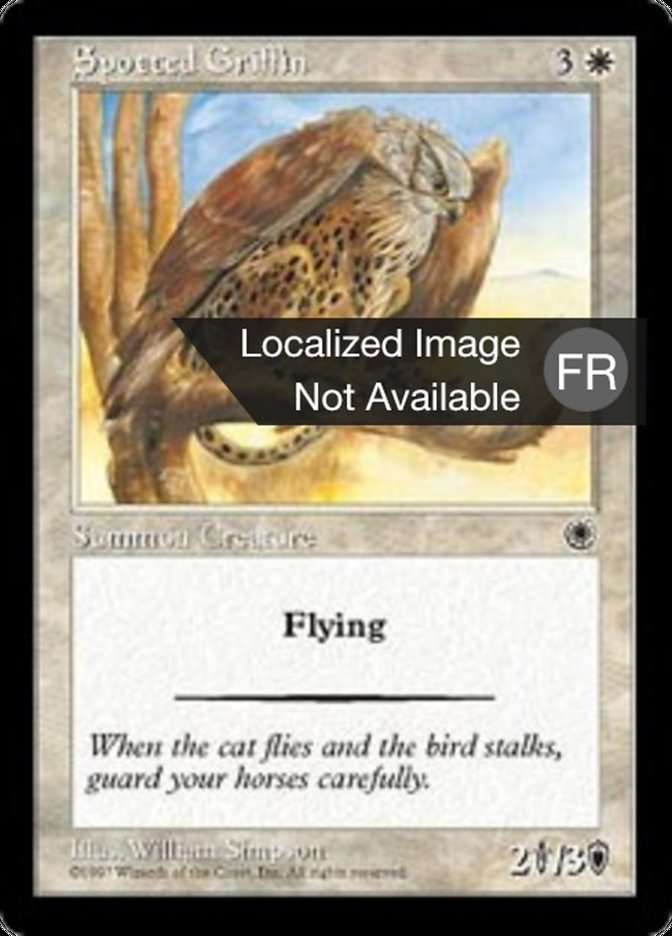 image Griffon tachète