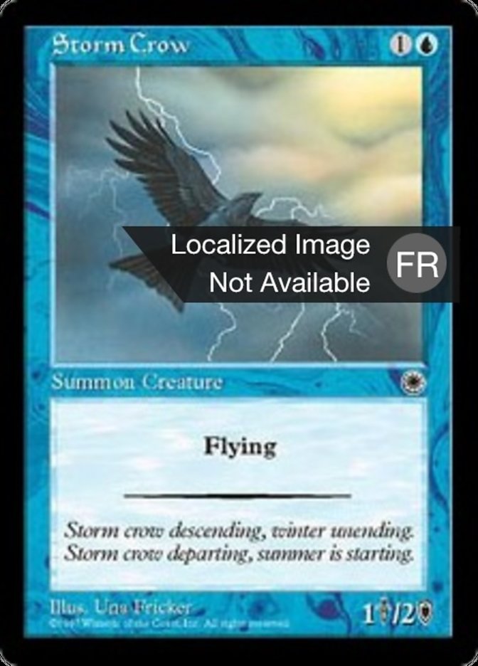 image Corbeau de l'orage