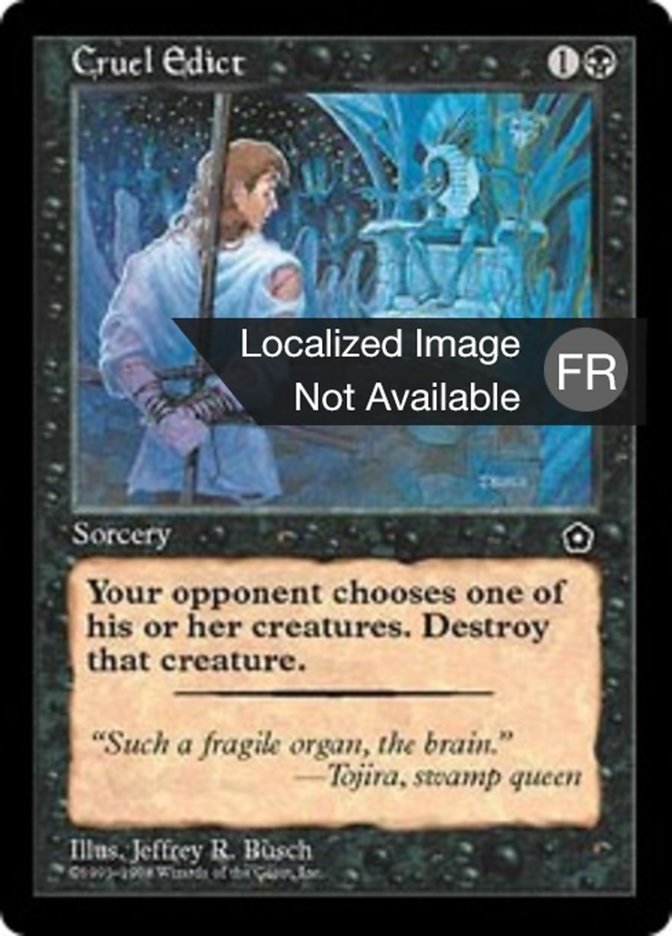 image Édit cruel