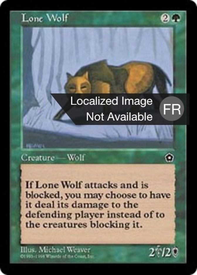 image Loup solitaire