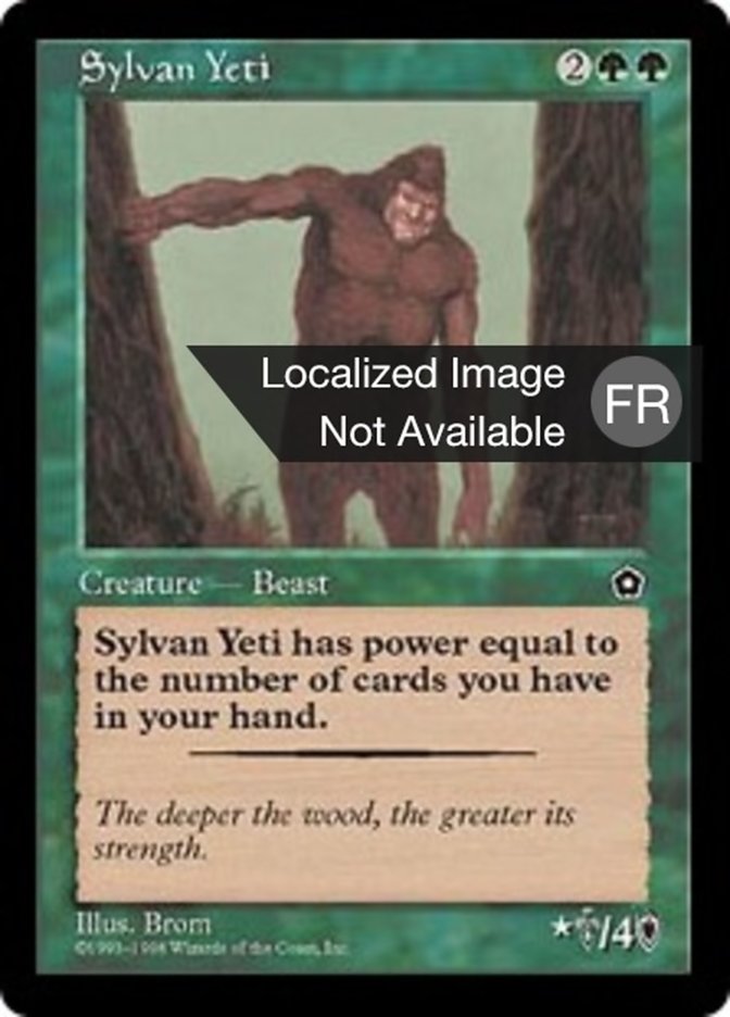 image Yeti sylvestre