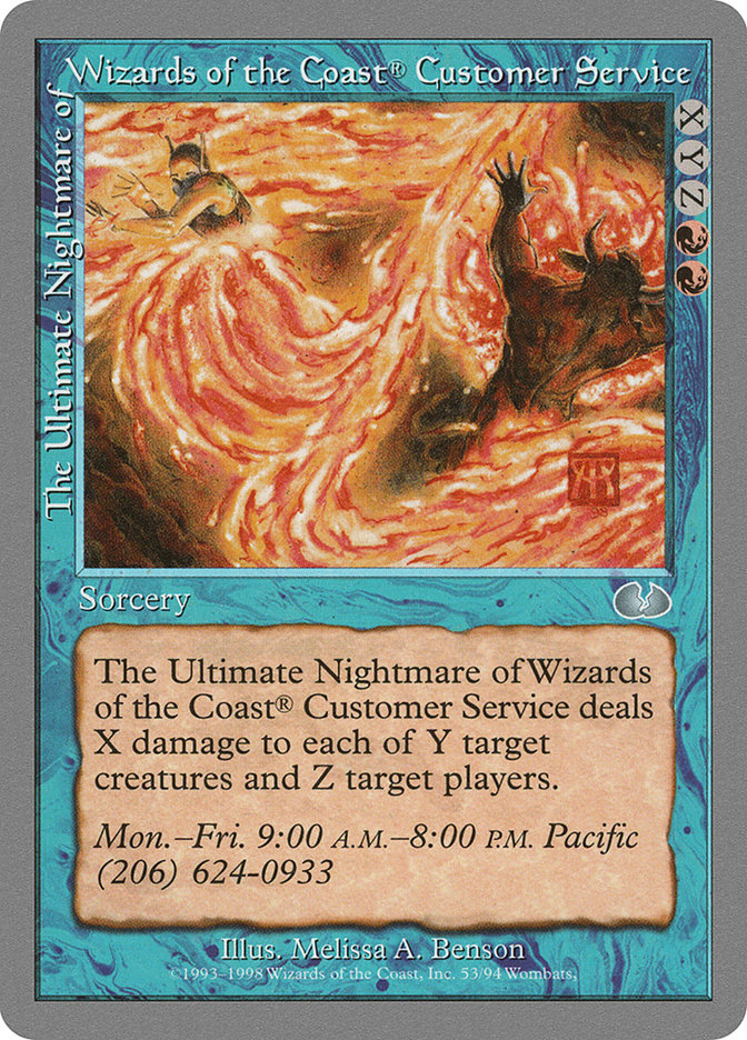 image The Ultimate Nightmare of Wizards of the Coast® Customer Service