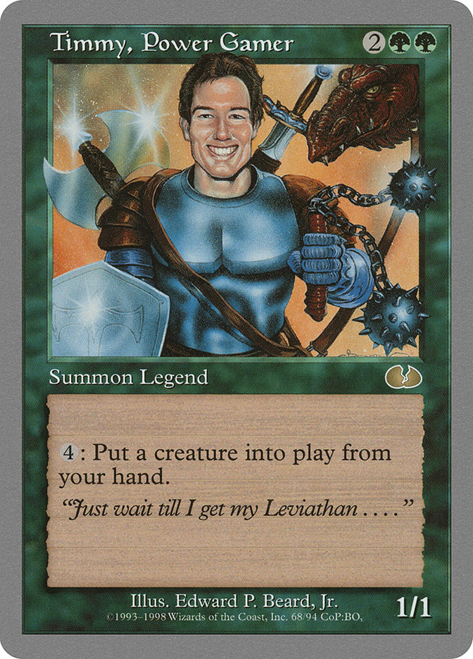 image Timmy, Power Gamer
