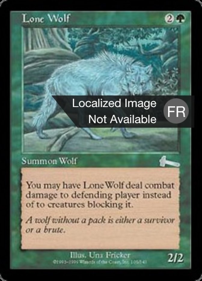 image Loup solitaire