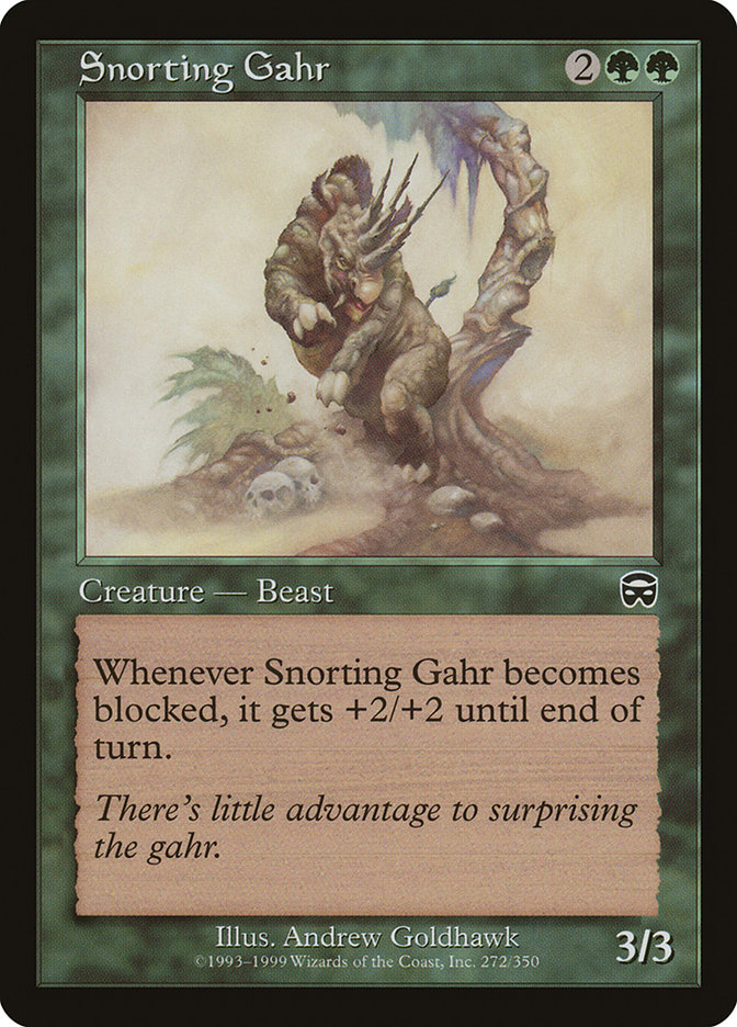 image Snorting Gahr