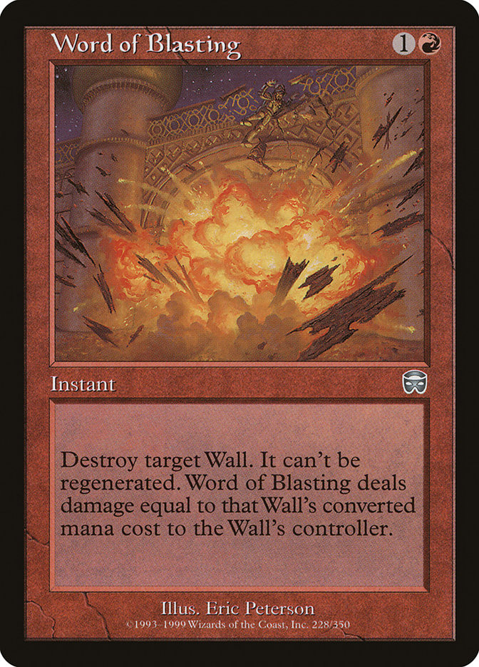 image Word of Blasting
