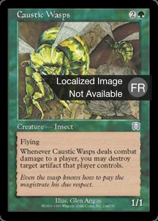 image Guêpes corrosives