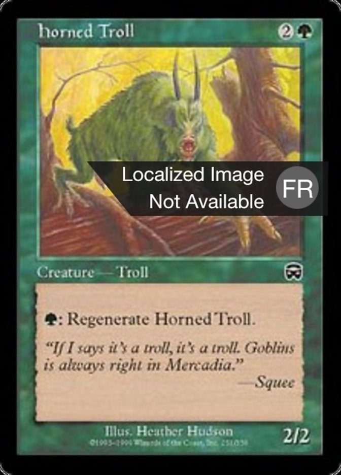 image Troll cornu