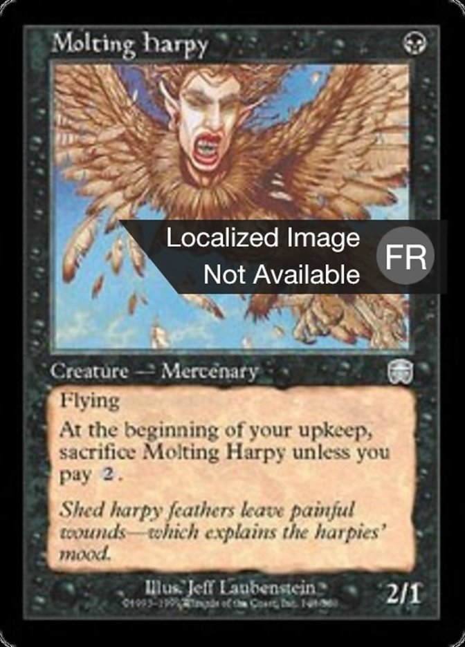 image Harpie en mue